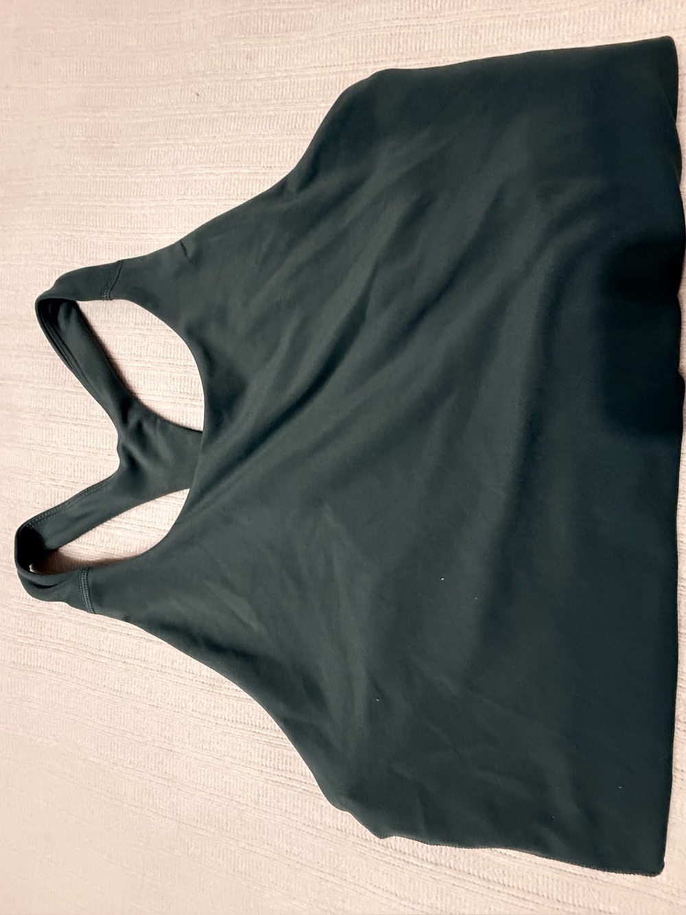 Girlfriend Collective Racerback Sports Bra Top - Green